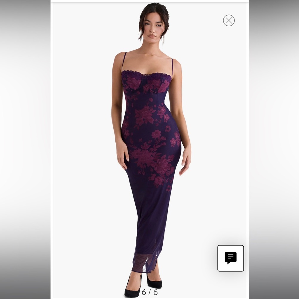 House of CB Aiza Floral Underwire Cocktail Dress